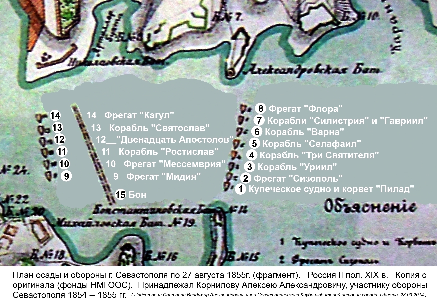 достопримечательности севастополя на карте с описанием